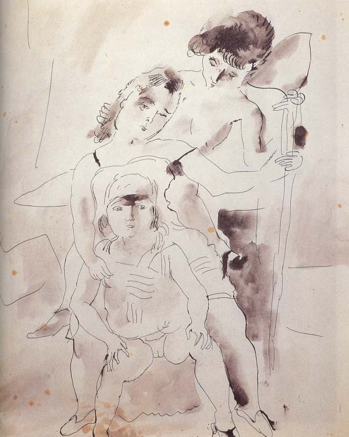 Jules Pascin Woman and lass